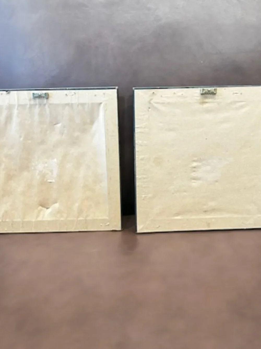 Set of 4 Vintage Watercolor French Country Herb Botanical Framed Prints